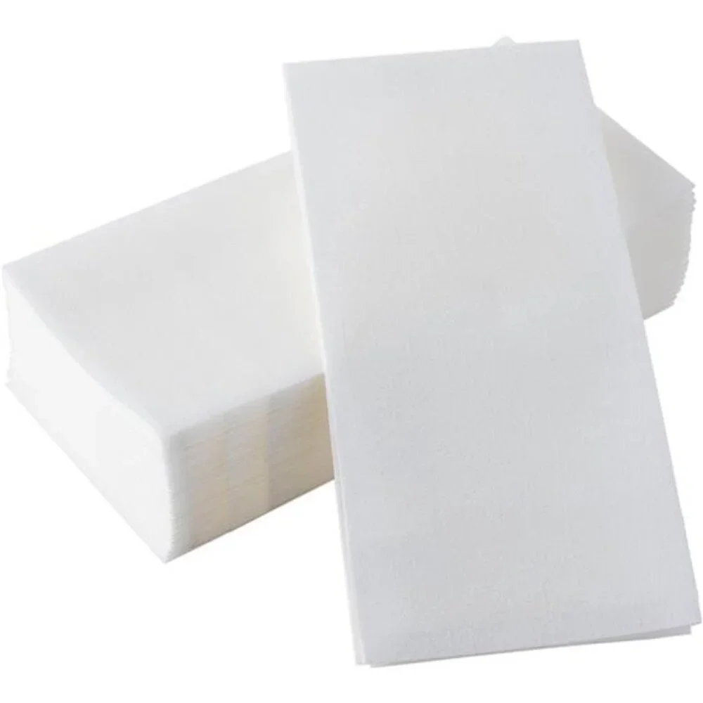 Disposable guest towels 300 pack white linen feel hand paper napkins bathroom
